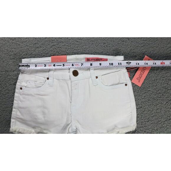 New Blank NYC Shorts Lot of 2 Girls 10 The Mini Astor White Denim Jean Shorts - Picture 5 of 6